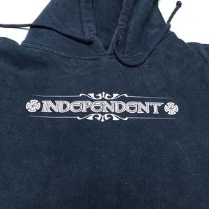 Navy Blue Independent Hoodie